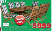9 Piece Bellini Mkii Wooden Patio Suite