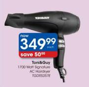 Toni&Guy Signature AC Hair Dryer-1700W