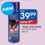 Dark And Lovely Oil Sheen Spray-500ml 