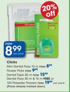 Clicks Dental Tape-40m