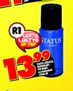 Status Aerosol Deodorant Vir Mans-150ml