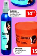 Sunsilk Anti-Dandruff Braid And Scalp Spray-250ml