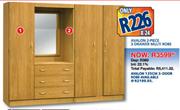 Avalon 3-Drawer Multi Robe-2 Piece