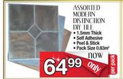 Assorted Modern Distinction Diy Tile-Per Pack