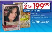 L'Oreal Excellence Cream Or Excell 10 hair Colour-Each