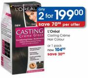 L'Oreal Casting Creme Hair Colour-2's pack