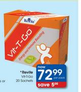Revite Vit-T-Go-20 Sachets Per Pack 