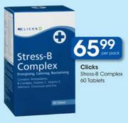 Clicks Stress-B Complex-60 Tablets Per Pack