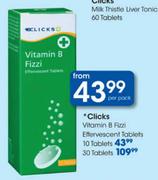 Clicks Vitamin B Fizzi Effervescent-10 Tablets Per Pack