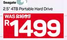 Seagate 2.5" 4TB Portable Hard Drive