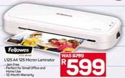 Fellowes L125 A4 125 Micron Laminator