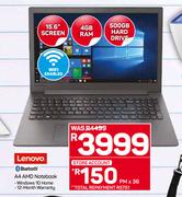 Lenovo A4 AMD Notebook