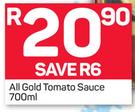 All Gold Tomato Sauce-700ml