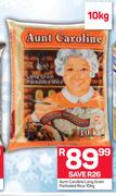 Aunt Caroline Long Grain Parboiled Rice-10kg