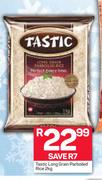 Tastic Long Grain Parboiled Rice-2kg