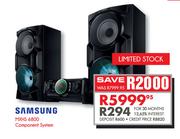 Samsung MXHS 6800 Component System