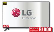 LG 49" LED TV
