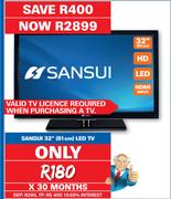 Sansui 32" 81cm LED TV