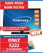 Samsung 32" 81cm LED TV