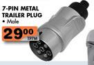 7-Pin Metal Trailer Plug Male-TP7M