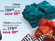 Clicks 6-Piece Towel Set