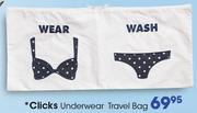 Clicks Underwear Travel Bag