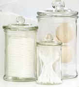 Clicks Bathroom Glass Storage Jar Medium