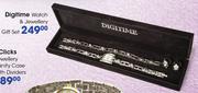 Digitime Watch & Jewellery Gift Set-Each