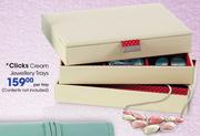 Clicks Cream Jewellery Trays-Per Tray