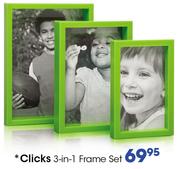 Clicks 3-In-1 Frame Set