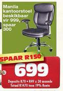Manilla Kantoorstoel Beskikbaar