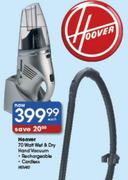 Hoover 70 Watt Wet & Dry Hand Vacuum-Each