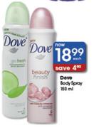Dove Body Spray-150ml