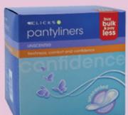 Clicks 40 Pantyliners-Per Pack