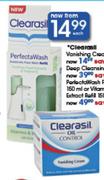 Clearasil Perfectawash Face Wash-150ml Or Vitamin & Extract Refill-150ml Each