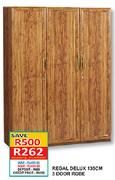 Regal Delux 135cm 3 Door Robe