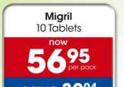Migril-10 Tabs