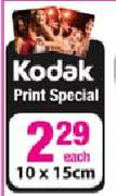 Kodak Print Special-10x15cm Each