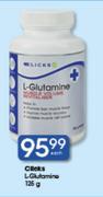 Clicks L-Glutamine-125g Each