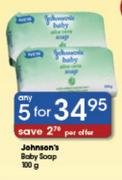 Johnson's Baby Soap-5x100g