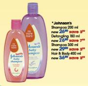 Johnson's Shampoo-200ml