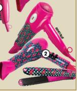 Accessorize 1800W Hairdryer,2200W Hairdryer Or Hair Straightener Each