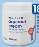Clicks Aqueous Cream-200ml Each