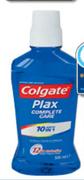 Colgate Plax Whitening, Complete Care Or Sensitive Dental Rinse-500ml Each
