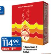 Guronsan C Effervescent Tablets-30's Per Pack