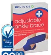 Clicks Adjustable Ankle Brace-Each