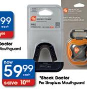 Shock Doctor Pro Strapless Mouthguard-Each