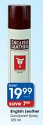 English Leather Deodorant Spray-125ml