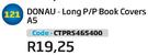 Donau Long p/p Book Covers A5 CTPRS465400