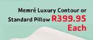 Memre Luxury Contour Or Standard Pillow Each